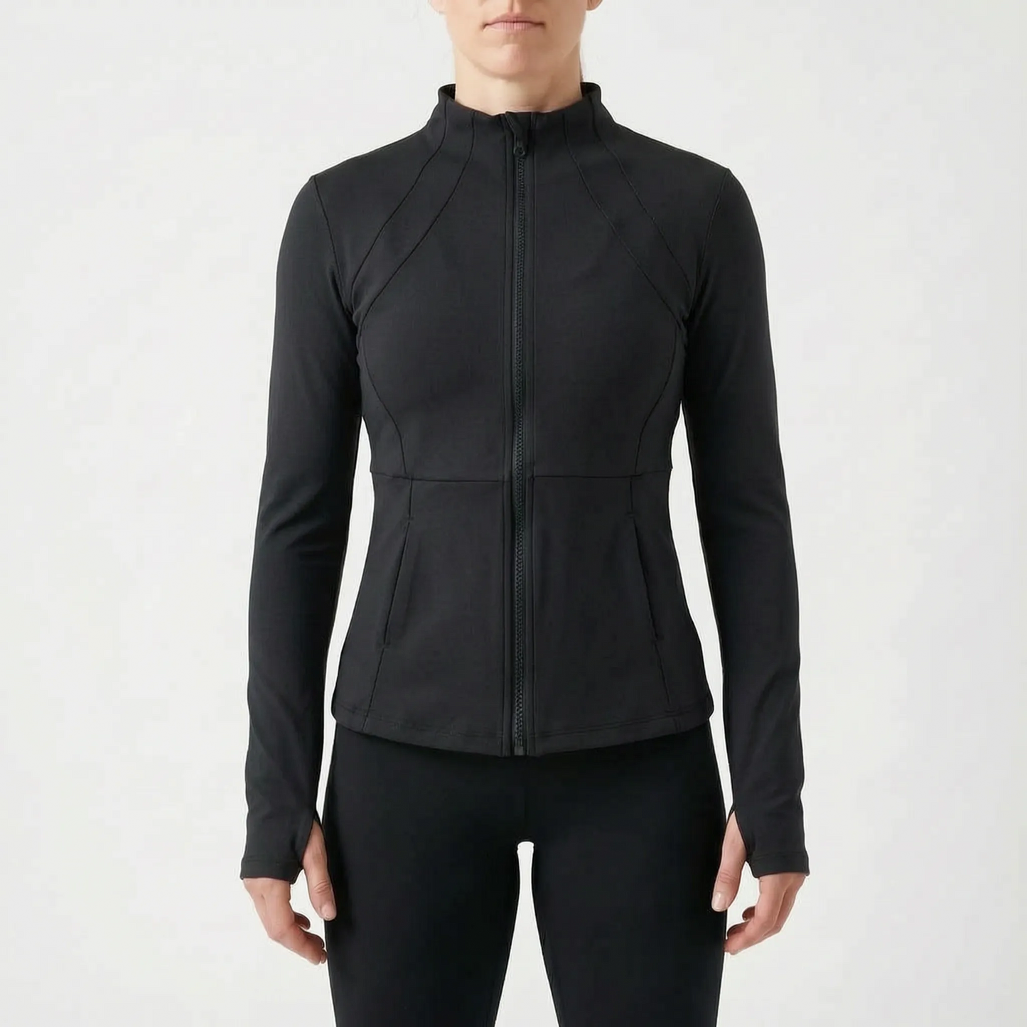 Women's Sport Coat | Long Sleeve Zipper Thumbholes