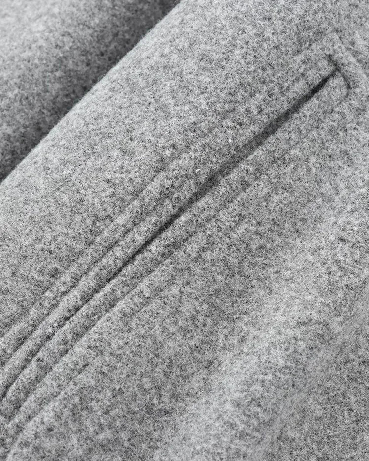 Women's Varsity Jacket | Balloon Sleeve Cropped Zip Front