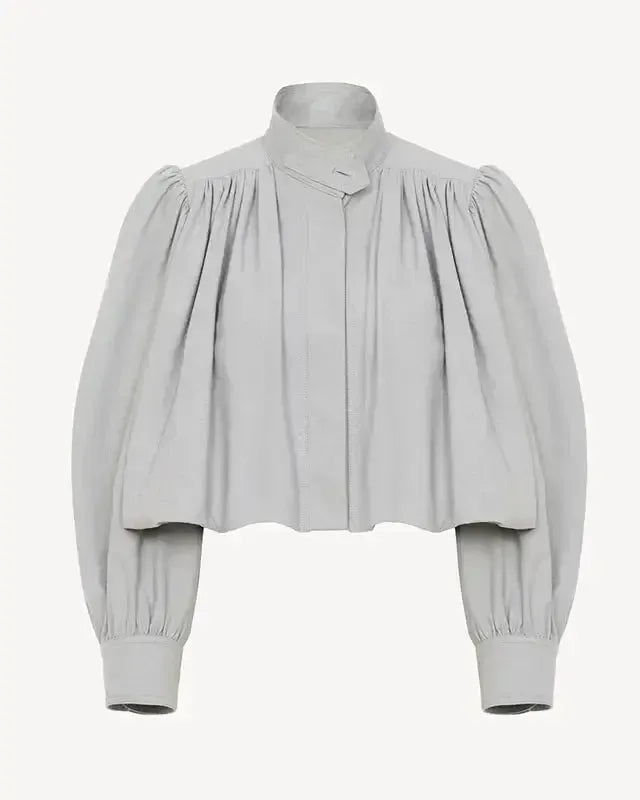 Women's Varsity Jacket | Cropped Button Front