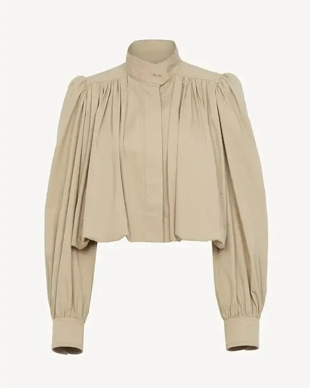 Women's Varsity Jacket | Cropped Button Front