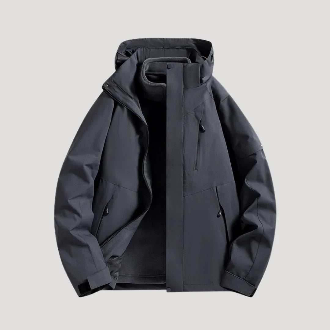 Women's Waterproof Jacket | Hooded Zip Front Outdoor