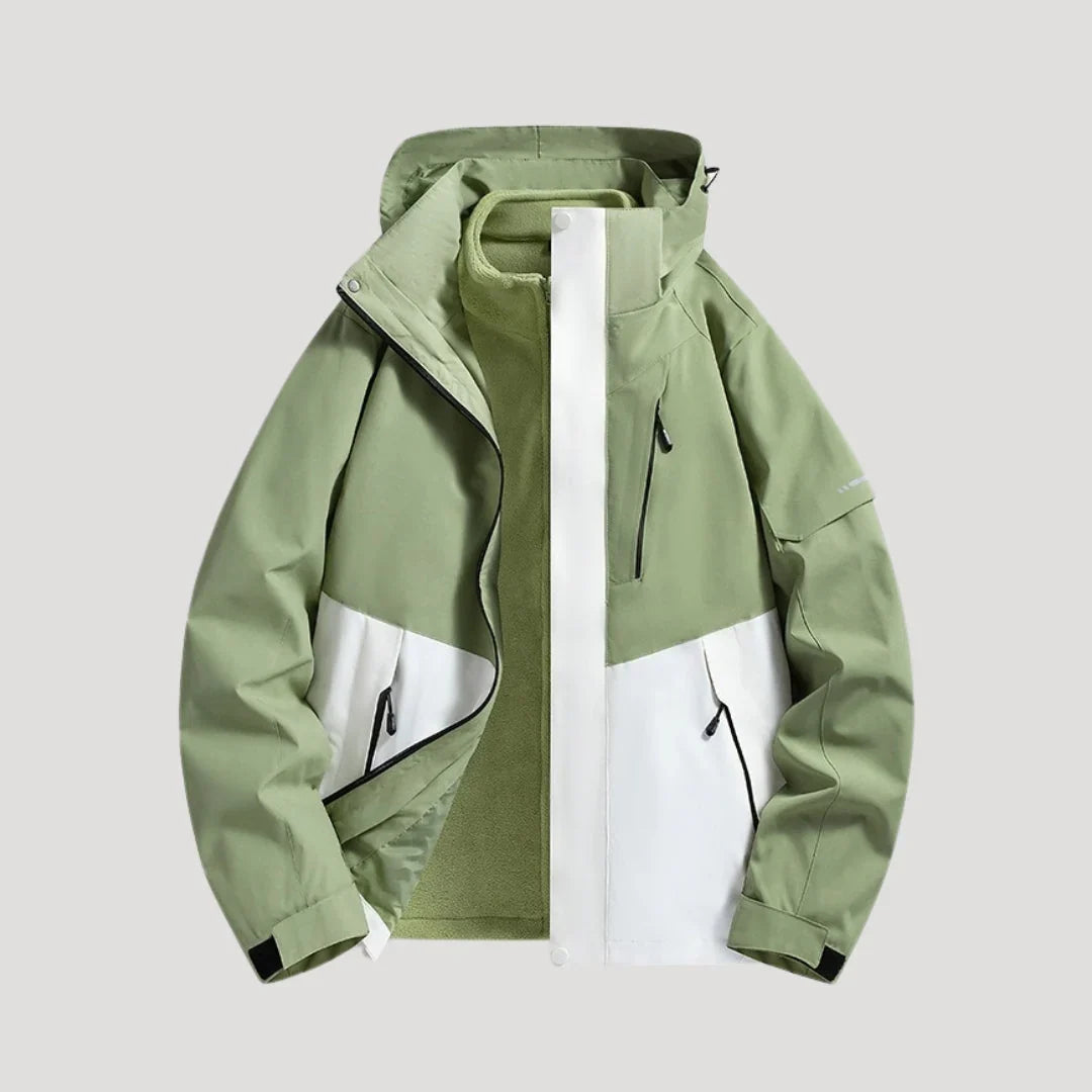 Women's Waterproof Jacket | Hooded Zip Front Outdoor