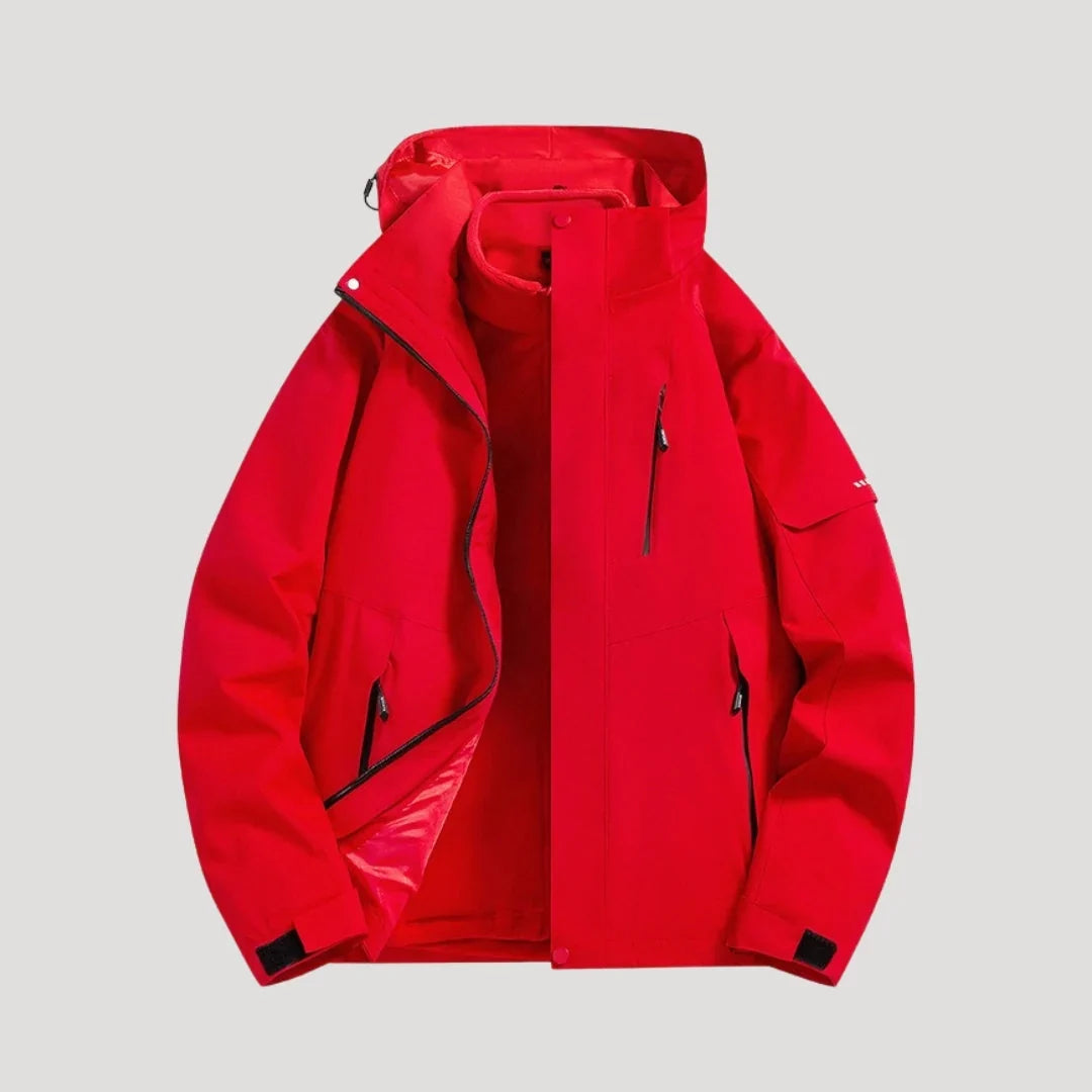 Women's Waterproof Jacket | Hooded Zip Front Outdoor