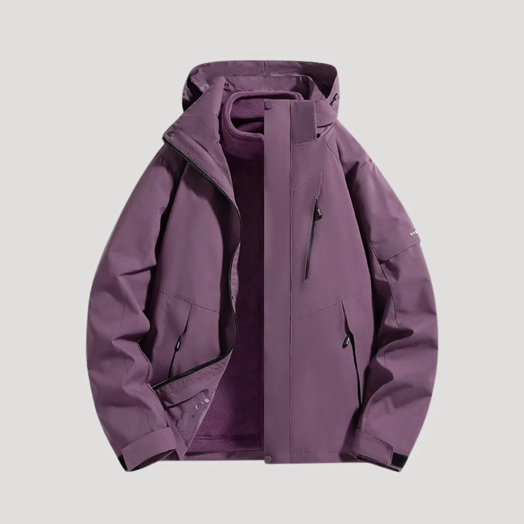 Women's Waterproof Jacket | Hooded Zip Front Outdoor