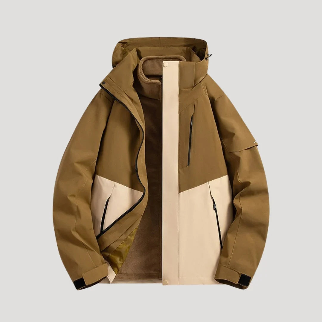 Women's Waterproof Jacket | Hooded Zip Front Outdoor