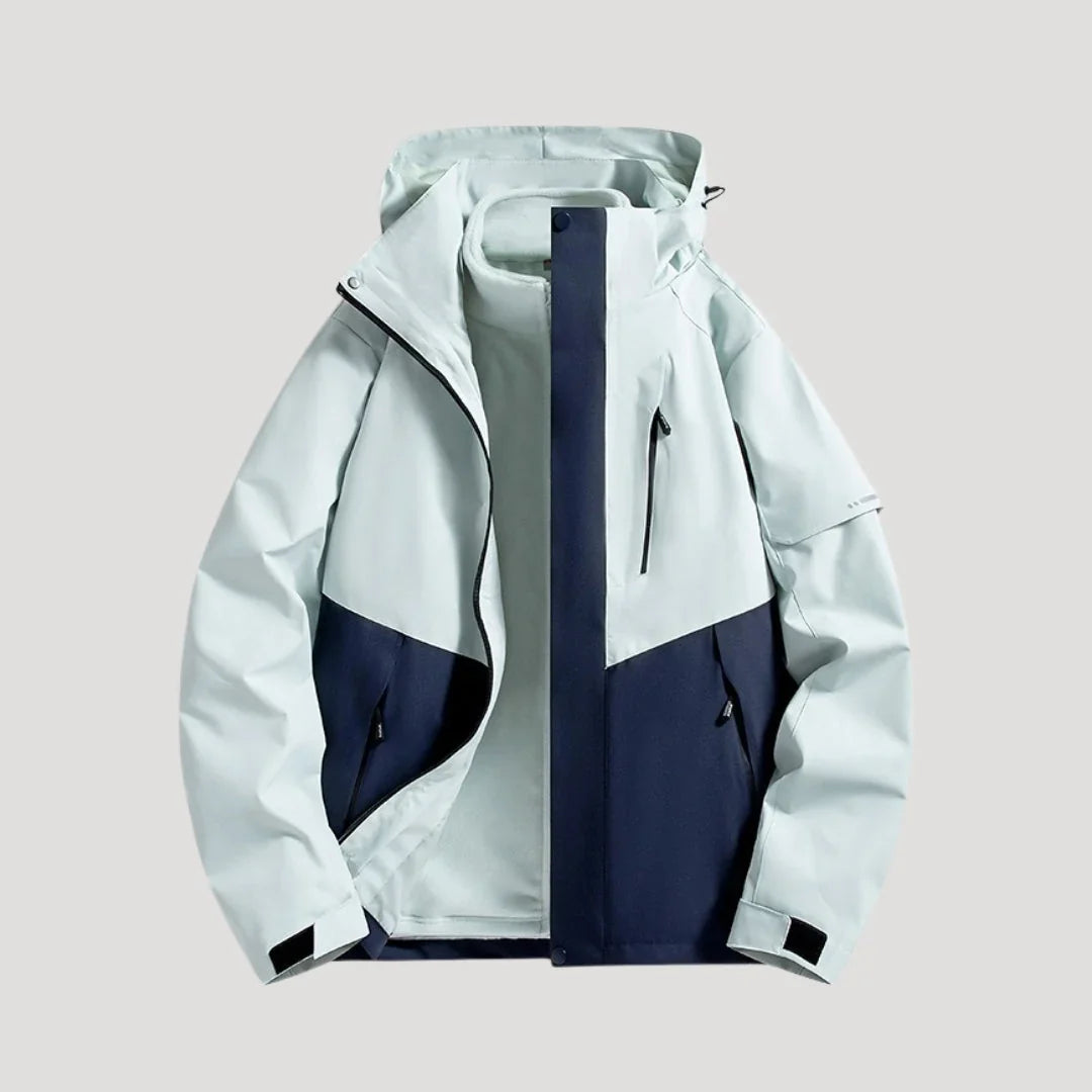 Women's Waterproof Jacket | Hooded Zip Front Outdoor
