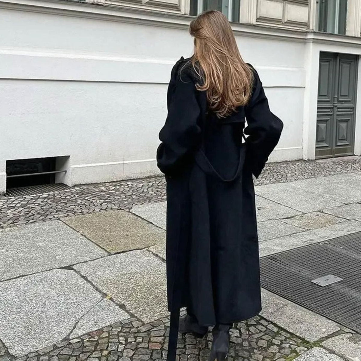 Olivia | Women's Double-Breasted Long Belted Trench Coat