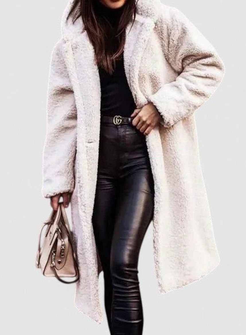 Camila | Women's Elegant Oversized Teddy Faux Fur Long Winter Coat