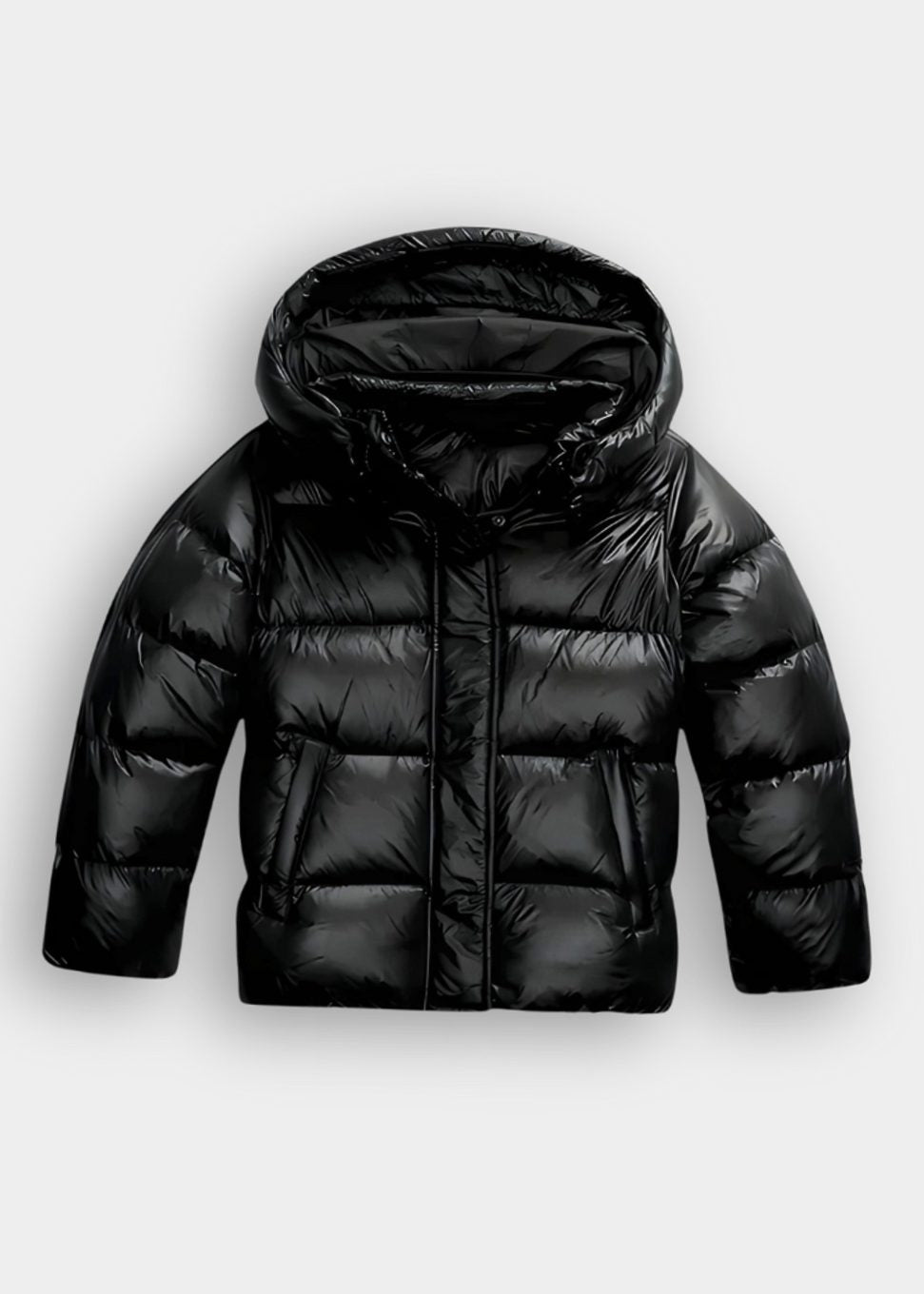 Madison | Women's Glossy Hooded Loose-Fit Quilted Jacket