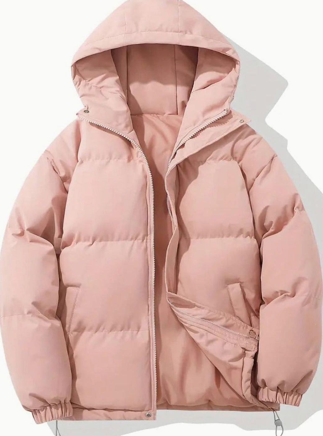 Isabella | Women's Hooded Quilted Puffer Jacket Zip-Up Drawstring