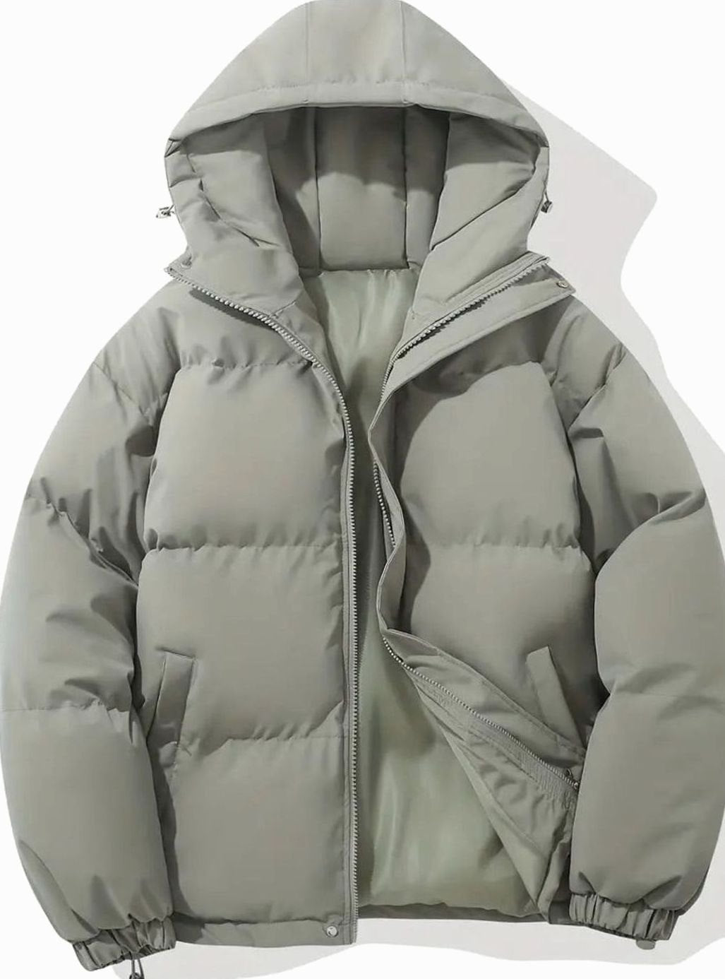 Isabella | Women's Hooded Quilted Puffer Jacket Zip-Up Drawstring