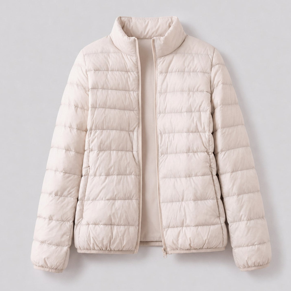 Harper | Women's Lightweight Down-Fill Stand-Collar Quilted Jacket