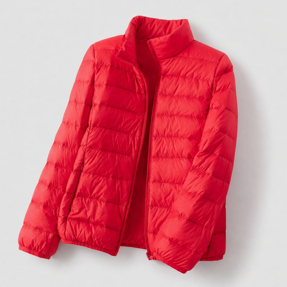 Harper | Women's Lightweight Down-Fill Stand-Collar Quilted Jacket