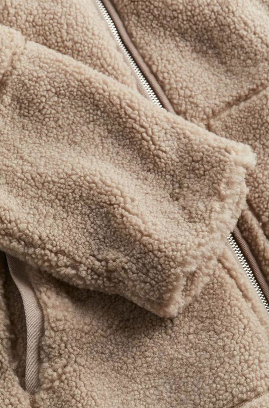 Victoria | Women's Relaxed-Fit Teddy Zip-Up Jacket High Neck Fleece