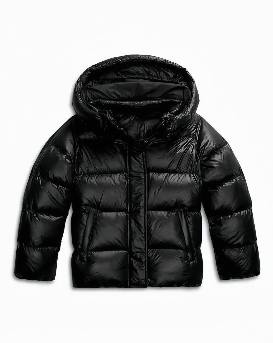 Olivia | Women's Winter Coat Cropped Hooded Windproof Puffer Jacket